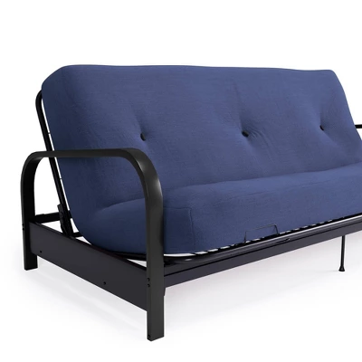 Full Axton Metal Arm Futon Frame With Mattress - Room & Joy - Image 6