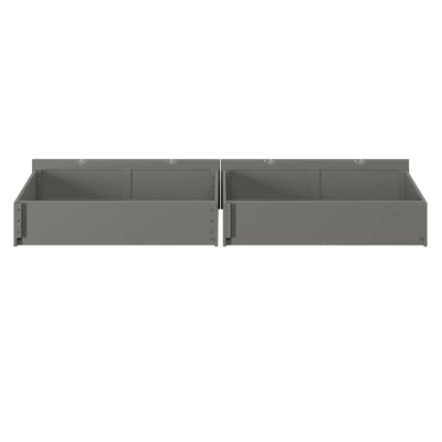 Set Of 2 Queen/King/Twin XL Drawers Gray - AFI - Image 4