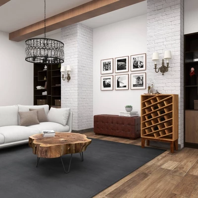 Modern Wood Wine Rack Brown - Olivia & May - Image 10