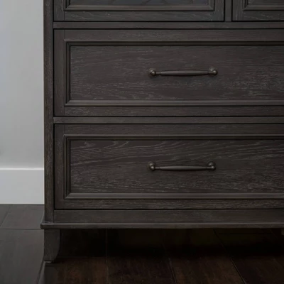 Cindi Sleigh 7 Drawer Dresser Dark Gray - Abbyson Living - Image 4