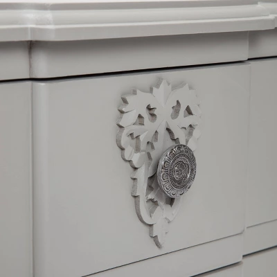 Maslow Side Table With 2 Drawers Gray - Finch - Image 2