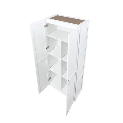 Set Of 2 Hopkins Modern 7 Shelf Freestanding Storage Closets - Manhattan Comfort - Image 4
