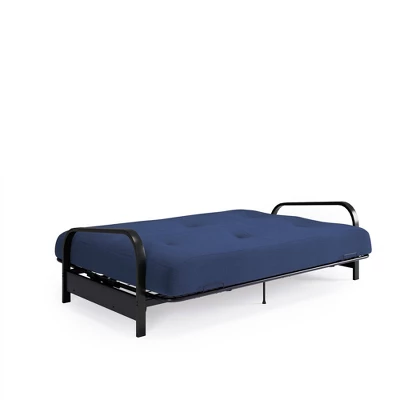 Full Axton Metal Arm Futon Frame With Mattress - Room & Joy - Image 4