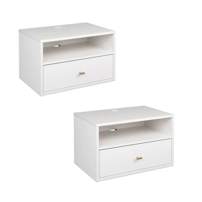 Set Of 2 Hanging Nightstands - Prepac - Image 19