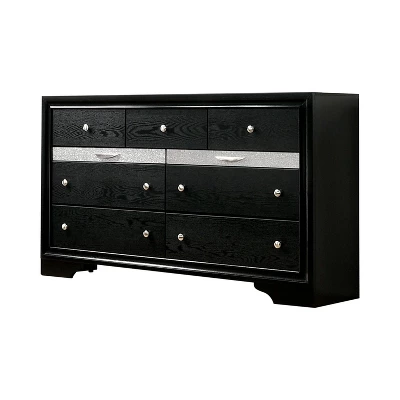 2pc Whether By Nightstand And Dresser Set Black - MiBasics - Image 2