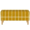 Storage Bench Rectangle Grid - Skyline Furniture