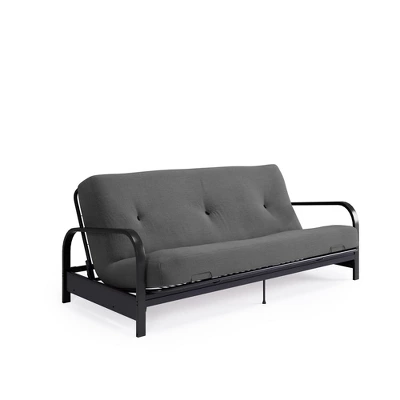 Full Axton Metal Arm Futon Frame With Mattress - Room & Joy - Image 9