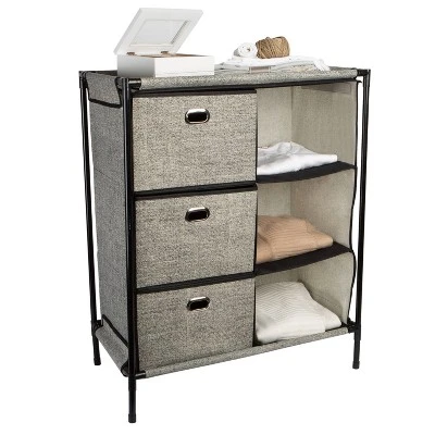 Simplify 6 Grid Storage Organizer Black - Image 3