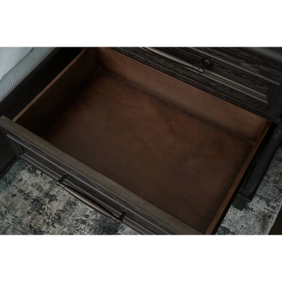 5pc Cindi Sleigh Bedroom Set Gray - Abbyson Living - Image 14