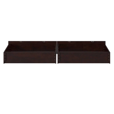 Set Of 2 Twin/Full Drawers Espresso - AFI - Image 4