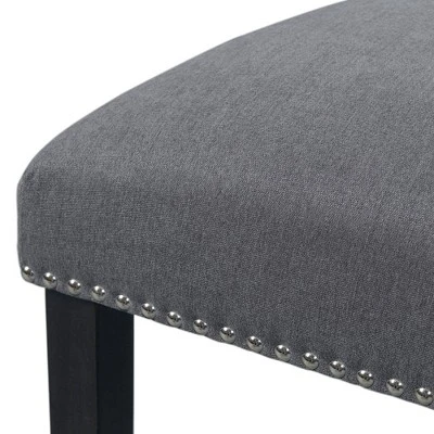 Set Of 2 Stratton Counter Height Side Chairs Set Charcoal - Picket House Furnishings - Image 8