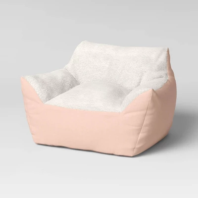 Chambray Kids’ Bean Bag Chair - Pillowfort™ - Image 7