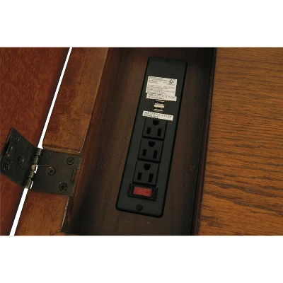 Laflorn Chairside End Side Table With USB Ports And Outlets Brown - Signature Design By Ashley - Image 6