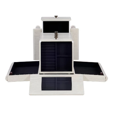 Obrecht Jewelry Armoire Off White - Powell Company - Image 6