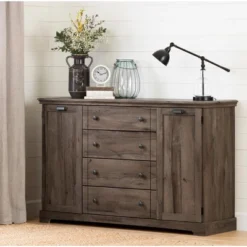 Avilla 4 Drawer Dresser With Doors - South Shore