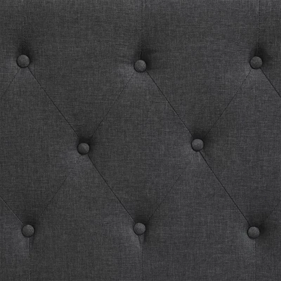 King Amery Tufted Upholstered Headboard Charcoal - Adore Decor - Image 2