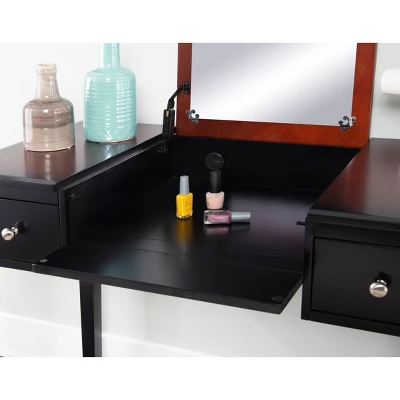 Camden Vanity Set Black Cherry - Linon - Image 12