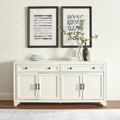 Tara Sideboard Distressed White - Crosley - Image 2
