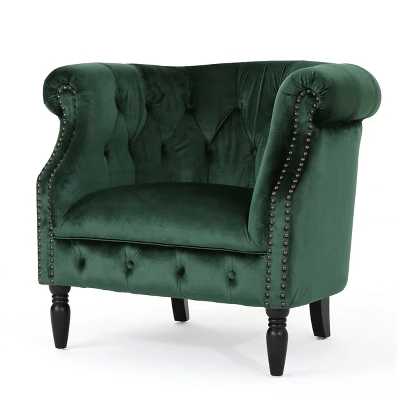 Akira New Velvet Club Chair - Christopher Knight Home - Image 6