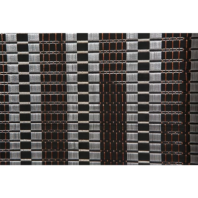 Legacy Decor Room Divider Wood And Bamboo Weave - Image 2