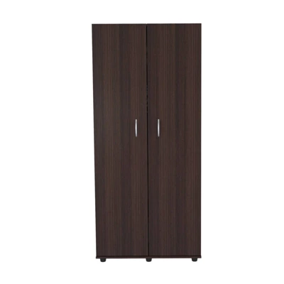 2 Door Wardrobe/Armoire Espresso - Inval - Image 6