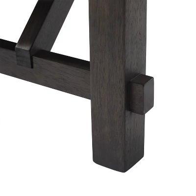 6pc Hayden Extendable Dining Set With Camille Chairs Matte Black/Slate - Crosley - Image 13