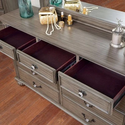 Pennings 9 Drawer Dresser Gray - HOMES: Inside + Out - Image 2