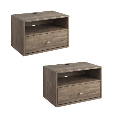 Set Of 2 Hanging Nightstands - Prepac - Image 17
