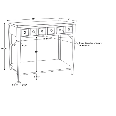 Calinda Small Console Table - Powell Company - Image 14