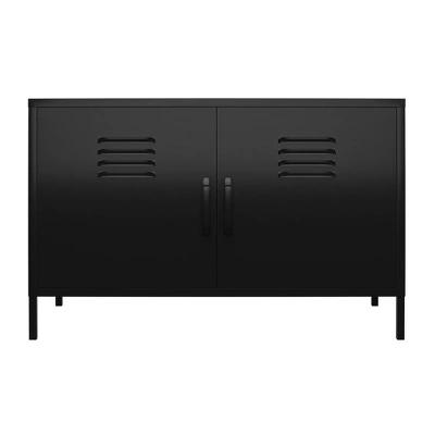 RealRooms Shadwick 2 Door Metal Locker Accent Cabinet - Image 7