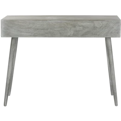 Albus 3 Drawer Console Table- Slate Grey - Safavieh - Image 4