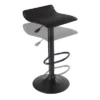 Set Of 2 Obsidian Adjustable Swivel Air Lift Stool Black - Winsome