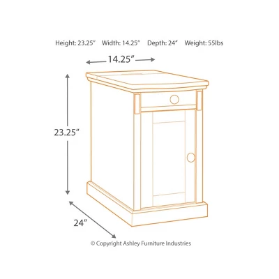 Laflorn Chair Side End Table Gray - Signature Design By Ashley - Image 8