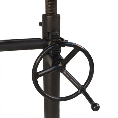 Lake Adjustable Dining Table Black - Carolina Chair & Table - Image 3