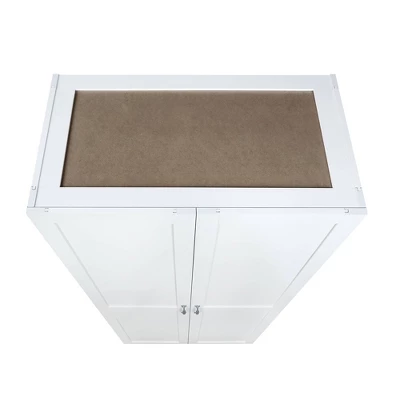 Set Of 2 Hopkins Modern 7 Shelf Freestanding Storage Closets - Manhattan Comfort - Image 8