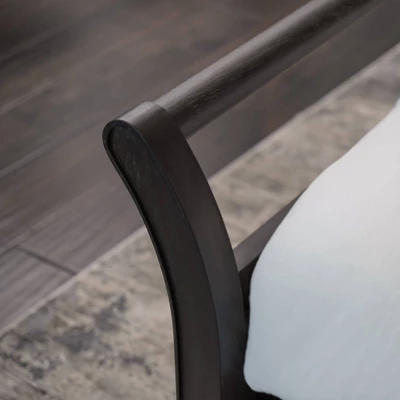 5pc Cindi Sleigh Bedroom Set Gray - Abbyson Living - Image 3