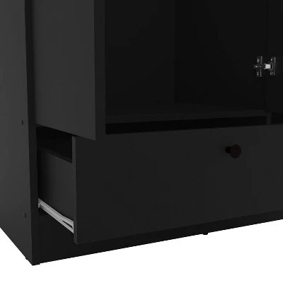 Denmark 5 Door 2 Drawer Wardrobe - Polifurniture - Image 3