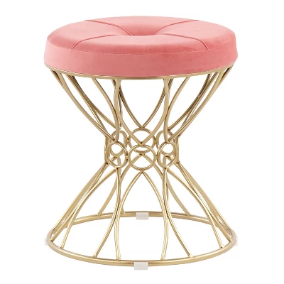 Jasmine Contemporary Vanity Stool - LumiSource - Image 10
