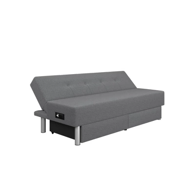 Wilton Dream Convertible Futon Sofa Bed Charcoal - Serta - Image 9