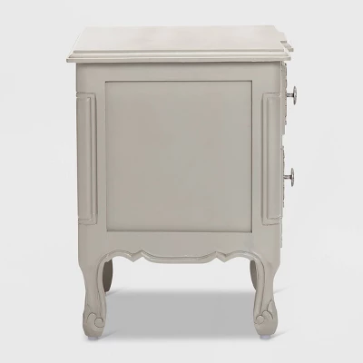 Maslow Side Table With 2 Drawers Gray - Finch - Image 6