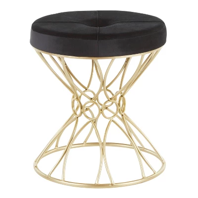 Jasmine Contemporary Vanity Stool - LumiSource