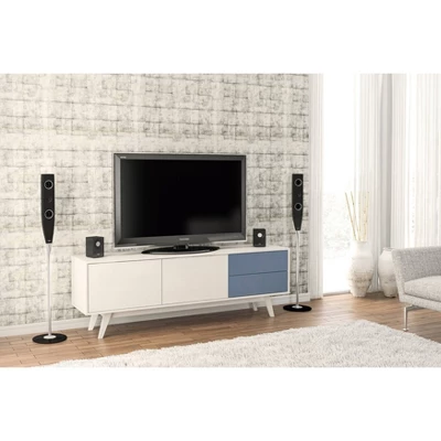 Laos TV Stand For TVs Up To 70" Navy Blue - Polifurniture - Image 2