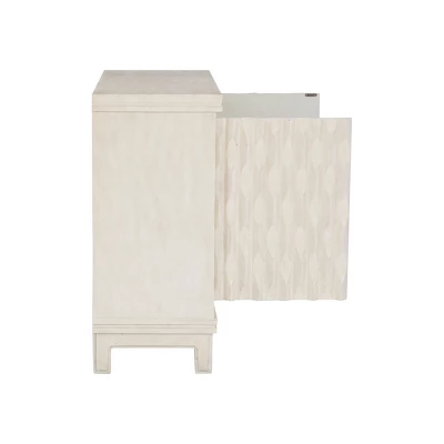 Seaton Carved Cabinet Cream - Linon - Image 6