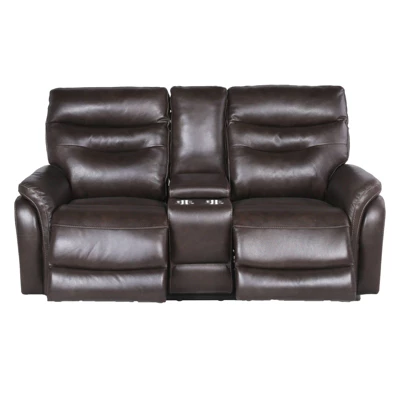 Fortuna Power Recliner Console Loveseat - Steve Silver Co.