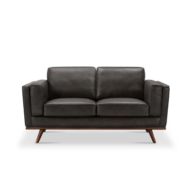 Taverly Leather Loveseat - Abbyson Living