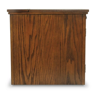 Laflorn Chairside End Side Table With USB Ports And Outlets Brown - Signature Design By Ashley - Image 11