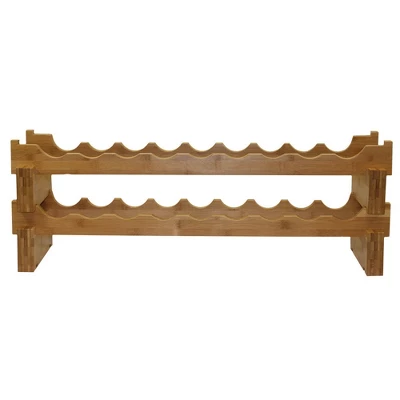 Oceanstar 18-Bottle Stackable Wine Rack