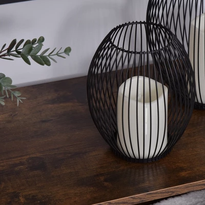 HOMCOM Shelves For Storage, Cabinet Bookcase With 3 Open Shelf, Tall Organizer Multifunctional Rack For Living Room - Image 4