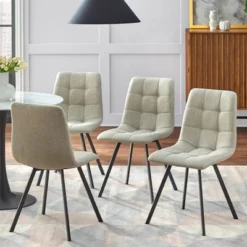 Set Of 4 Rho Dining Chairs - Buylateral
