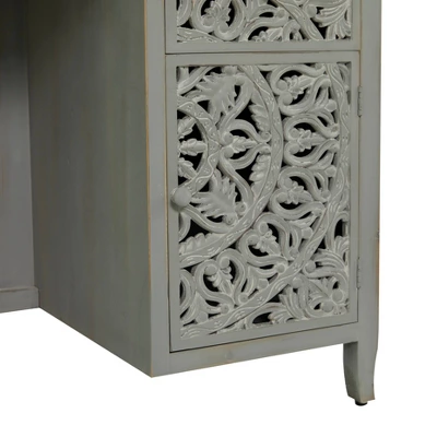 31" X 56" Traditional Wood Desk - Olivia & May - Image 2